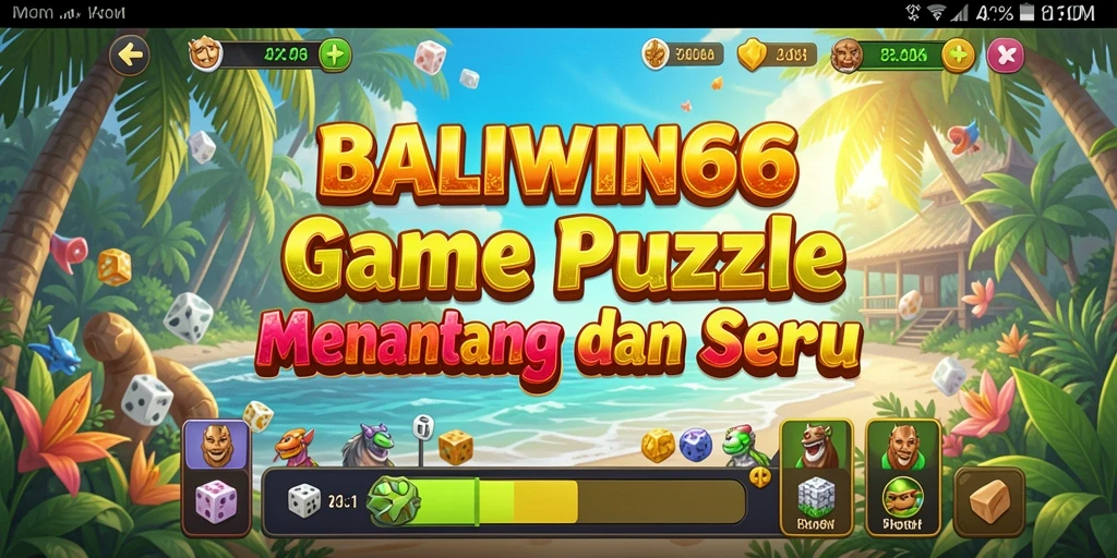 Screenshot utama BALIWIN66 menampilkan gameplay Puzzle yang menarik.