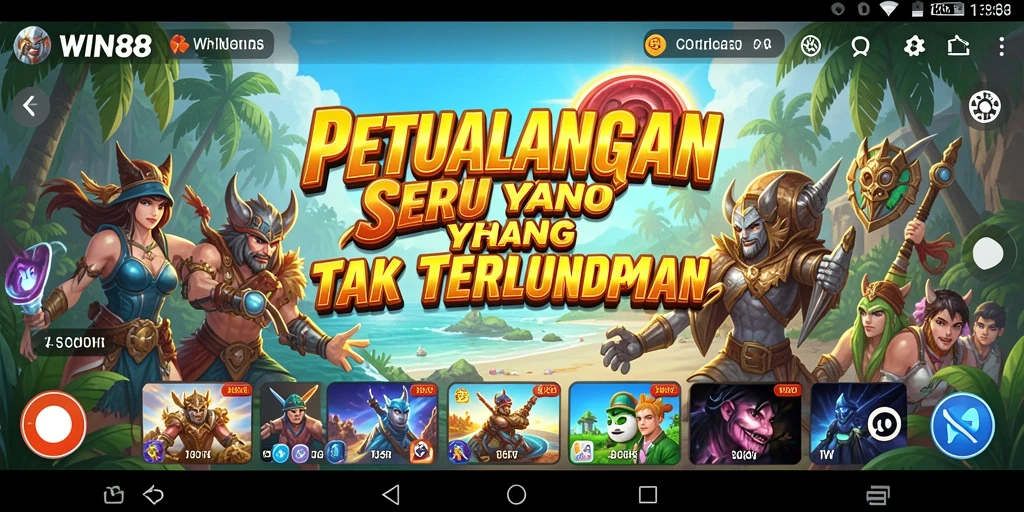 Tampilan gameplay <strong>WIN88</strong> yang mengesankan dalam petualangan seru.